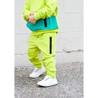 Essential Joggers - Lime - Posh Kiddos