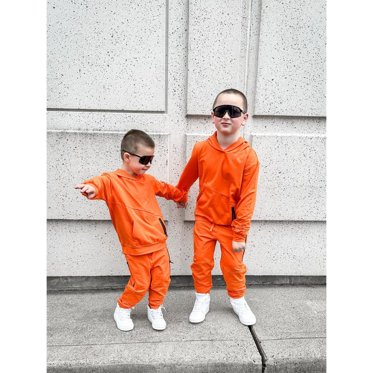 Essential Joggers - Fire Orange - Posh Kiddos