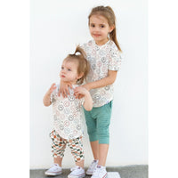 Biker Shorts- Sea Green - Posh Kiddos