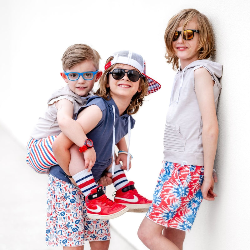 Summer Leisure Shorts- ‘Merica - Posh Kiddos