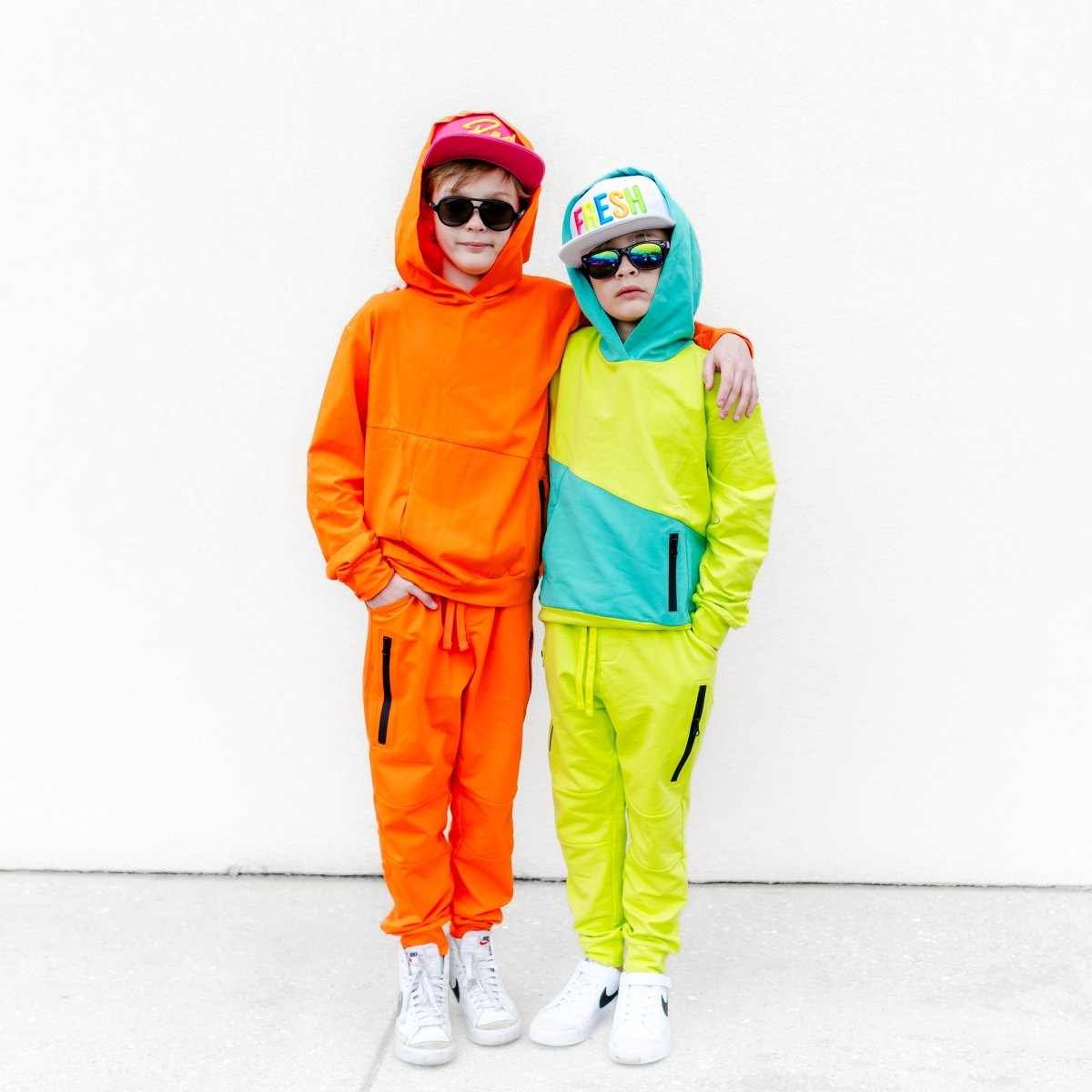 Essential Hoodie - Fire Orange - Posh Kiddos