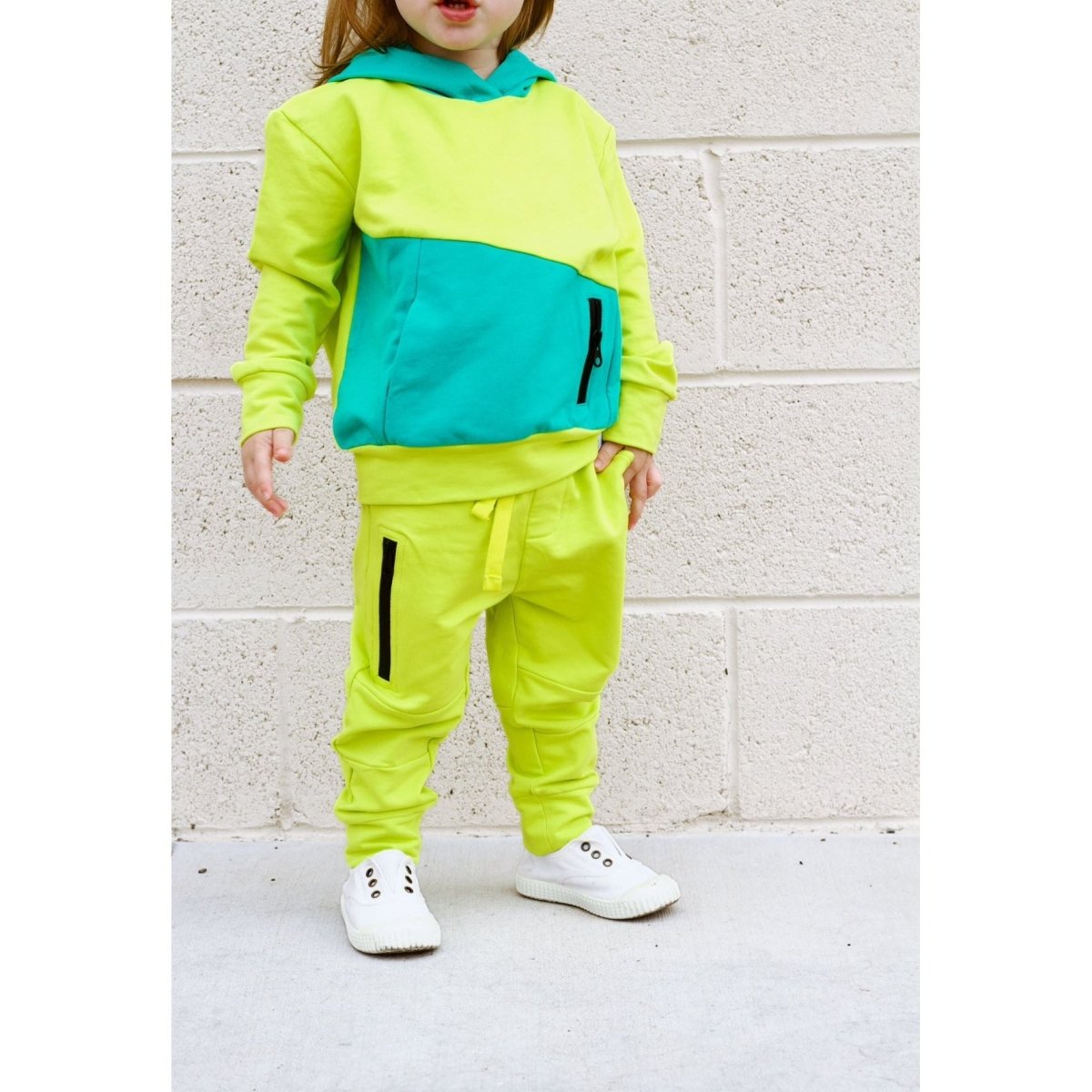 Essential Joggers - Lime - Posh Kiddos