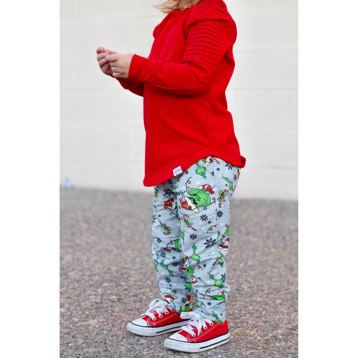 Long Sleeve Biker Shirt - Red - Posh Kiddos
