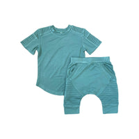 Biker Shorts- Sea Green - Posh Kiddos