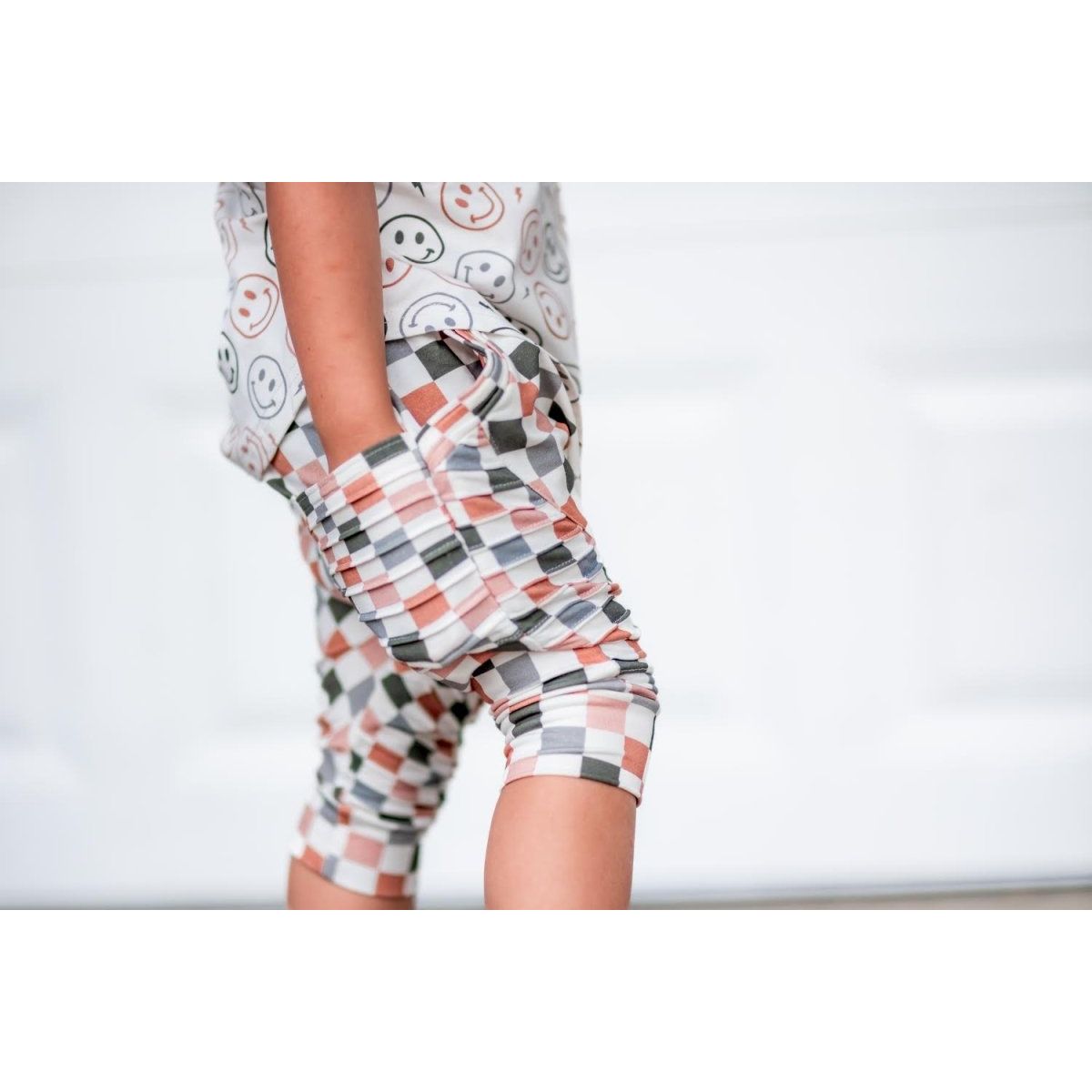 Biker Shorts- Checker - Posh Kiddos