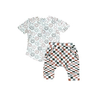 Biker Shorts- Checker - Posh Kiddos
