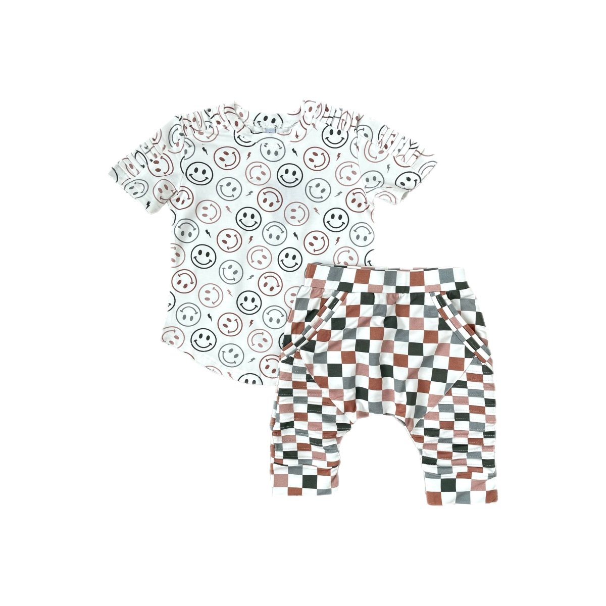 Biker Shorts- Checker - Posh Kiddos