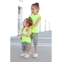 Biker Shorts- Heather Gray - Posh Kiddos