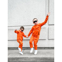 Essential Hoodie - Fire Orange - Posh Kiddos