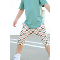 Biker Shorts- Checker - Posh Kiddos