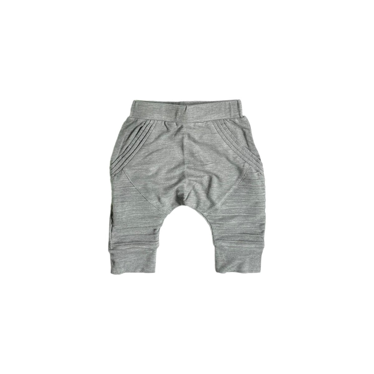 Biker Shorts- Heather Gray - Posh Kiddos