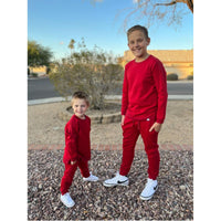 Crewneck - Red - Posh Kiddos