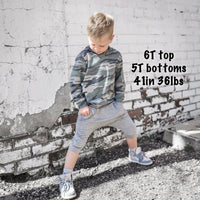 Biker Shorts- Heather Gray - Posh Kiddos