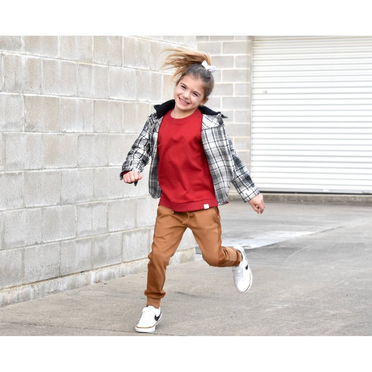 Crewneck- Red - Posh Kiddos