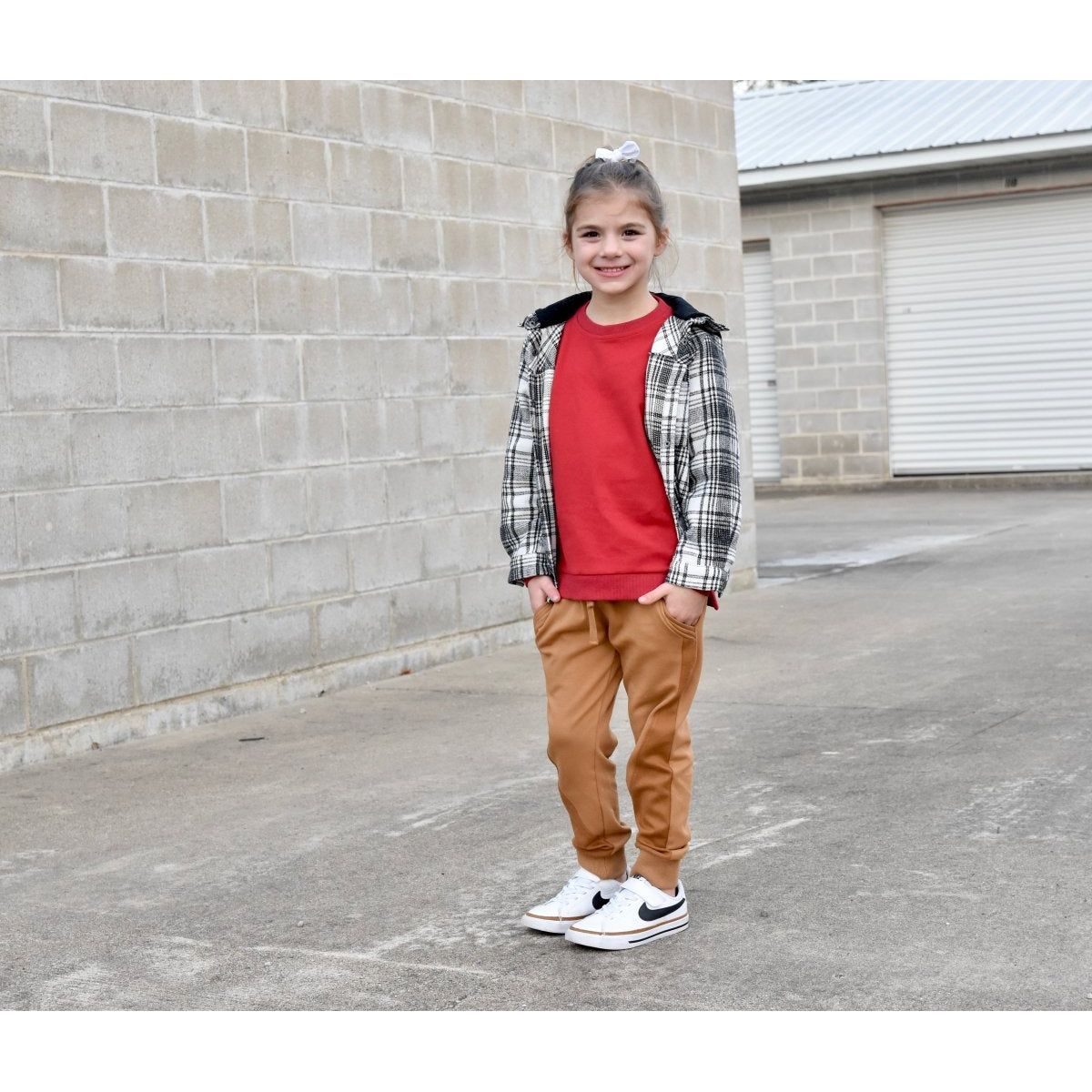 Crewneck- Red - Posh Kiddos