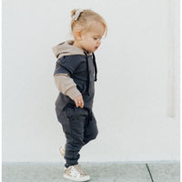 Lounge Hoodie- Dusty Brown - Posh Kiddos