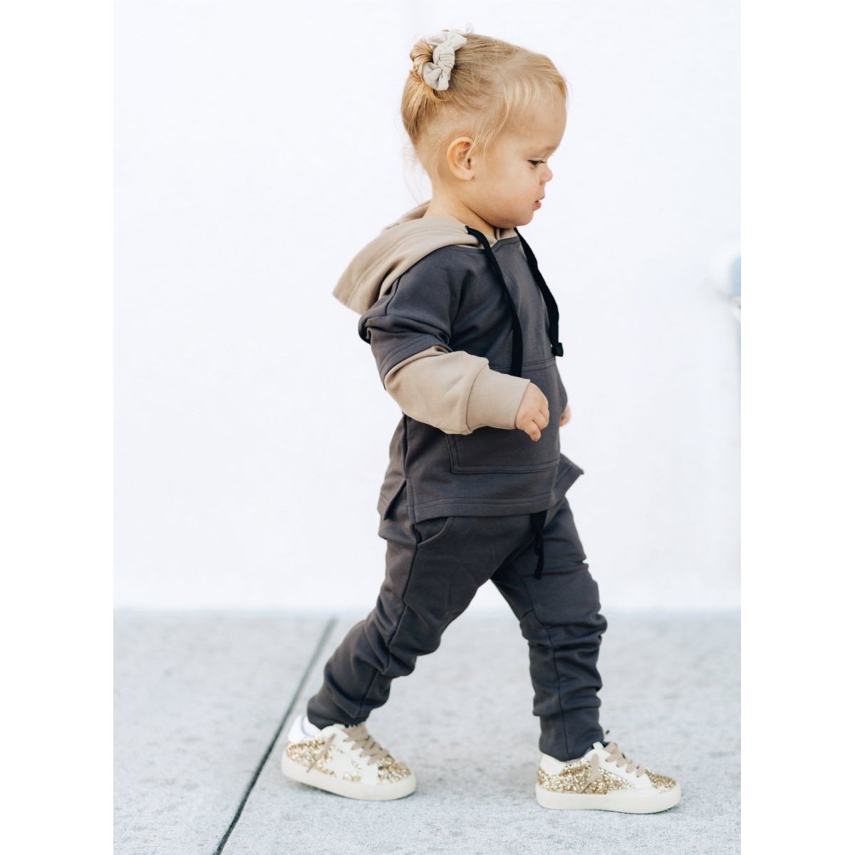 Lounge Hoodie- Dusty Brown - Posh Kiddos