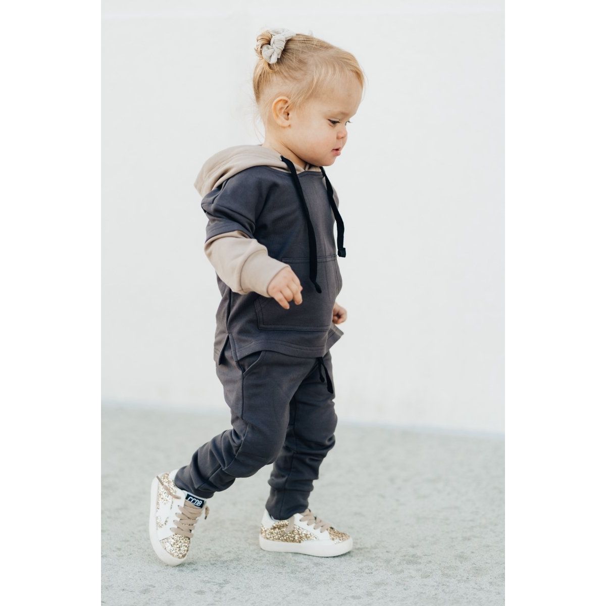 Lounge Hoodie- Dusty Brown - Posh Kiddos