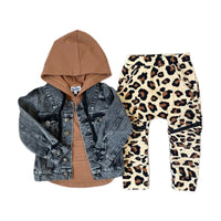 Biker Joggers- Fall Leopard - Posh Kiddos