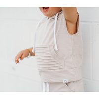 Summer Leisure Shorts- Sand - Posh Kiddos