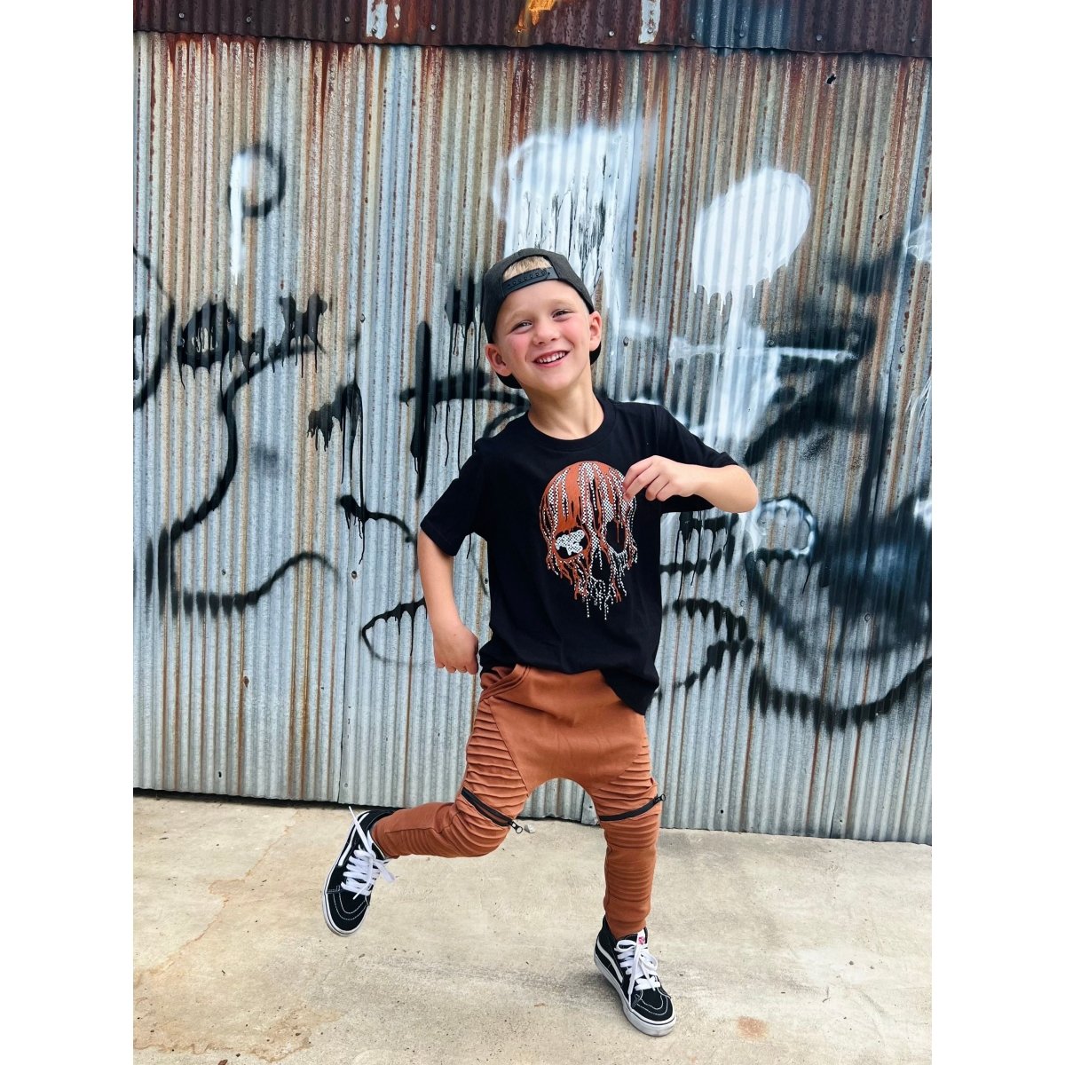 Biker Joggers- Cinnamon - Posh Kiddos