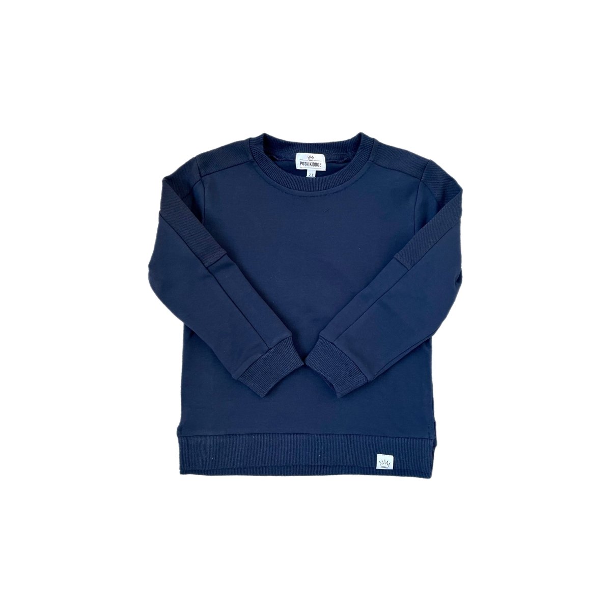 Crewneck- Navy - Posh Kiddos