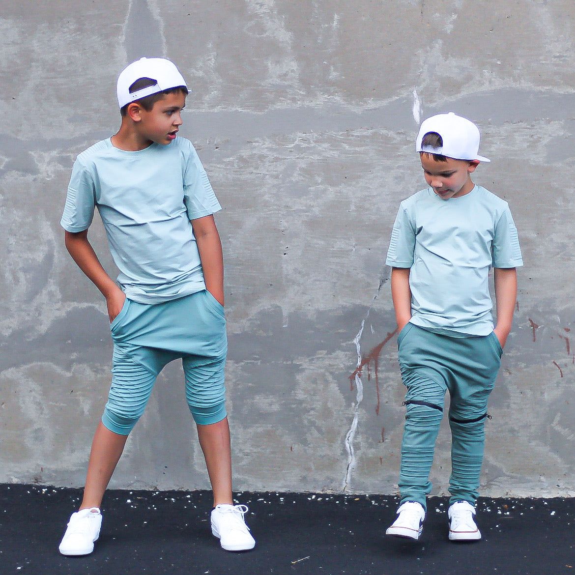 Biker Shorts- Cactus - Posh Kiddos