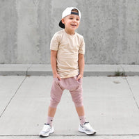 Biker Shorts- Dusty Rose - Posh Kiddos