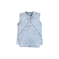 Tank- White Acid Wash - Posh Kiddos
