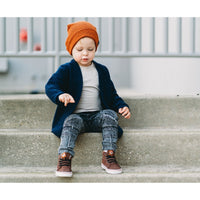 Long Cardigan- Navy - Posh Kiddos