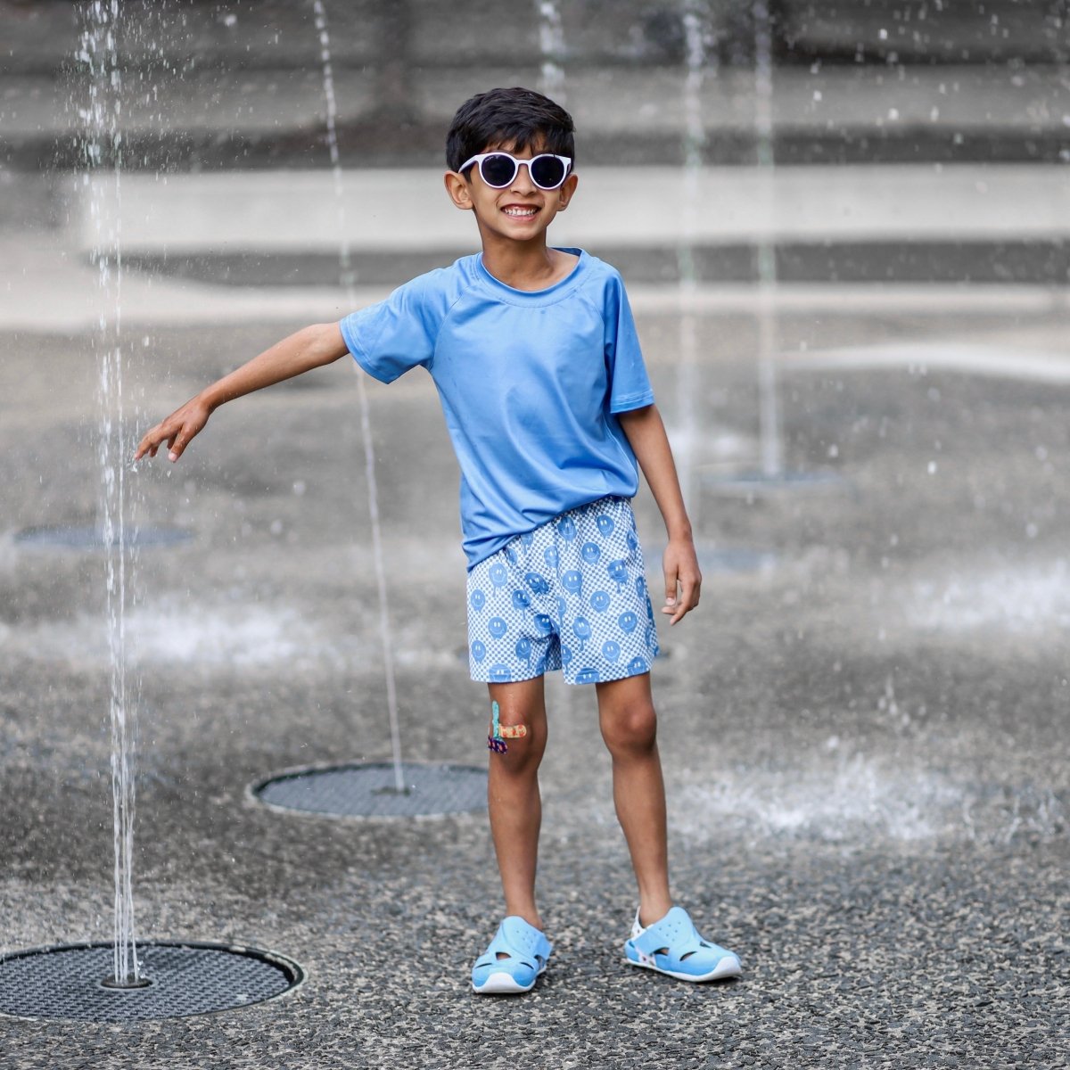 Rash Guard- Blue - Posh Kiddos