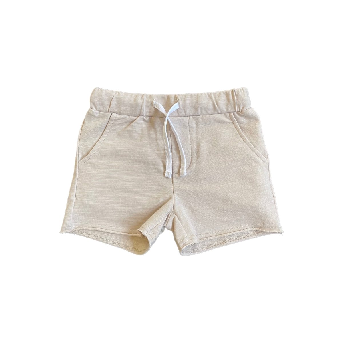 Summer Leisure Shorts- Sand - Posh Kiddos