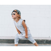 Tank- White Acid Wash - Posh Kiddos