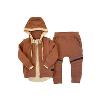Biker Joggers- Cinnamon - Posh Kiddos