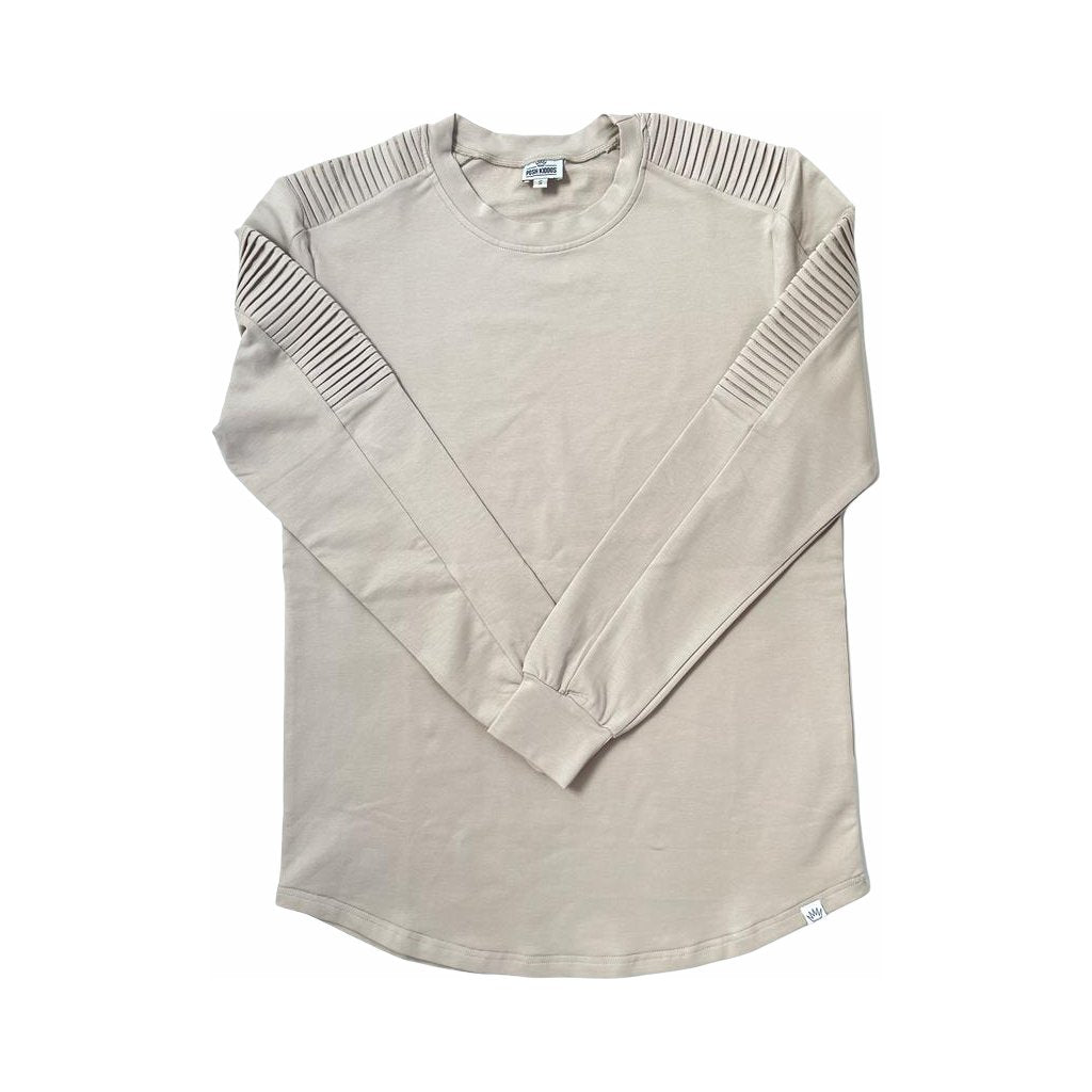 Adult Biker Shirt- Sand - Posh Kiddos