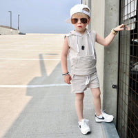 Summer Leisure Shorts- Sand - Posh Kiddos