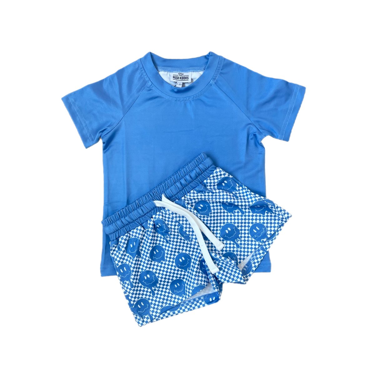 Rash Guard- Blue - Posh Kiddos