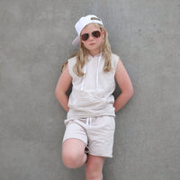 Summer Leisure Shorts- Sand - Posh Kiddos