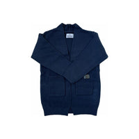 Long Cardigan- Navy - Posh Kiddos