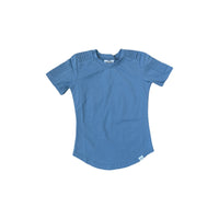 Short Sleeve Biker Shirt- Steel - Posh Kiddos