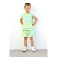 Summer Leisure Tank- Colorblock Mint - Posh Kiddos