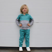 Elevated Joggers - Teal - Posh Kiddos