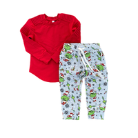 Lounge Bamboo Joggers- Grinch