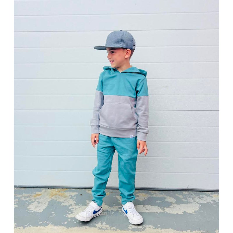 Elevated Joggers - Teal - Posh Kiddos