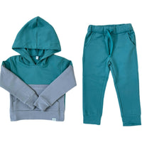 Elevated Joggers - Teal - Posh Kiddos