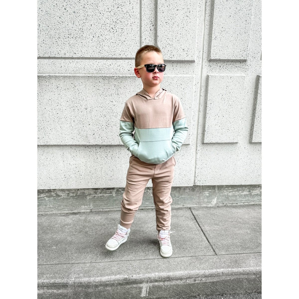 Elevated Joggers - Taupe - Posh Kiddos