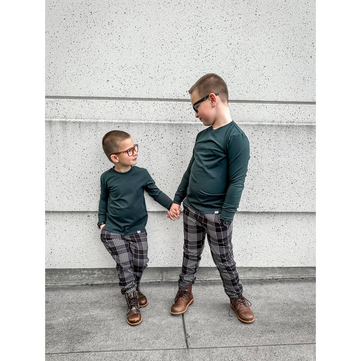 Comfort Chinos - Fall Plaid - Posh Kiddos