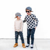 Denim Biker Jeans - Acid Wash - Posh Kiddos