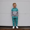 Elevated Joggers - Teal - Posh Kiddos