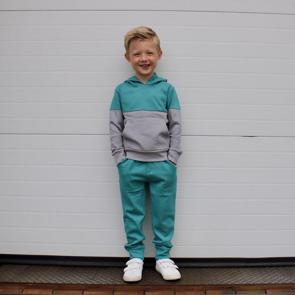 Elevated Joggers - Teal - Posh Kiddos